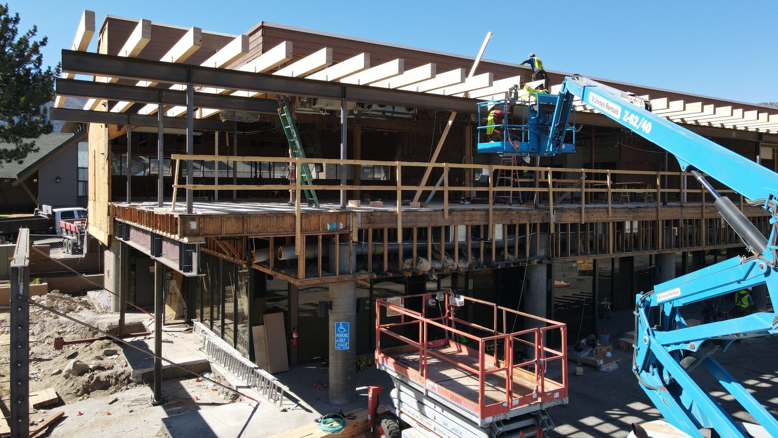 outpost project by repp mclain design and construction - in progress